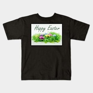 Happy Easter chocolate eggs Kids T-Shirt